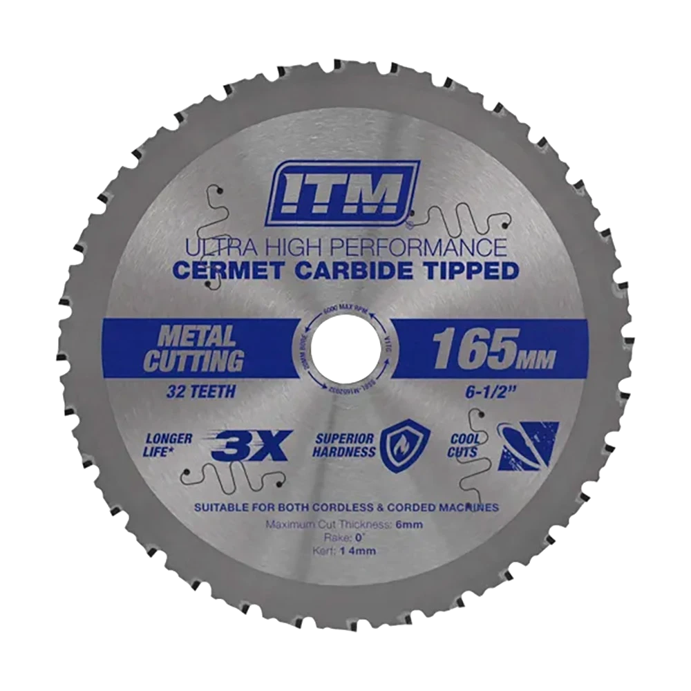 ITM 150mm Metal Cutting Blade Cermet Carbide Tipped 32T