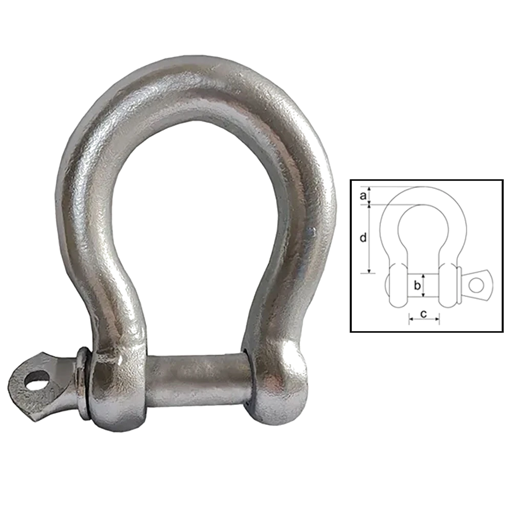 ITM Bow Shackle Commercial Galvanised 16mm Body