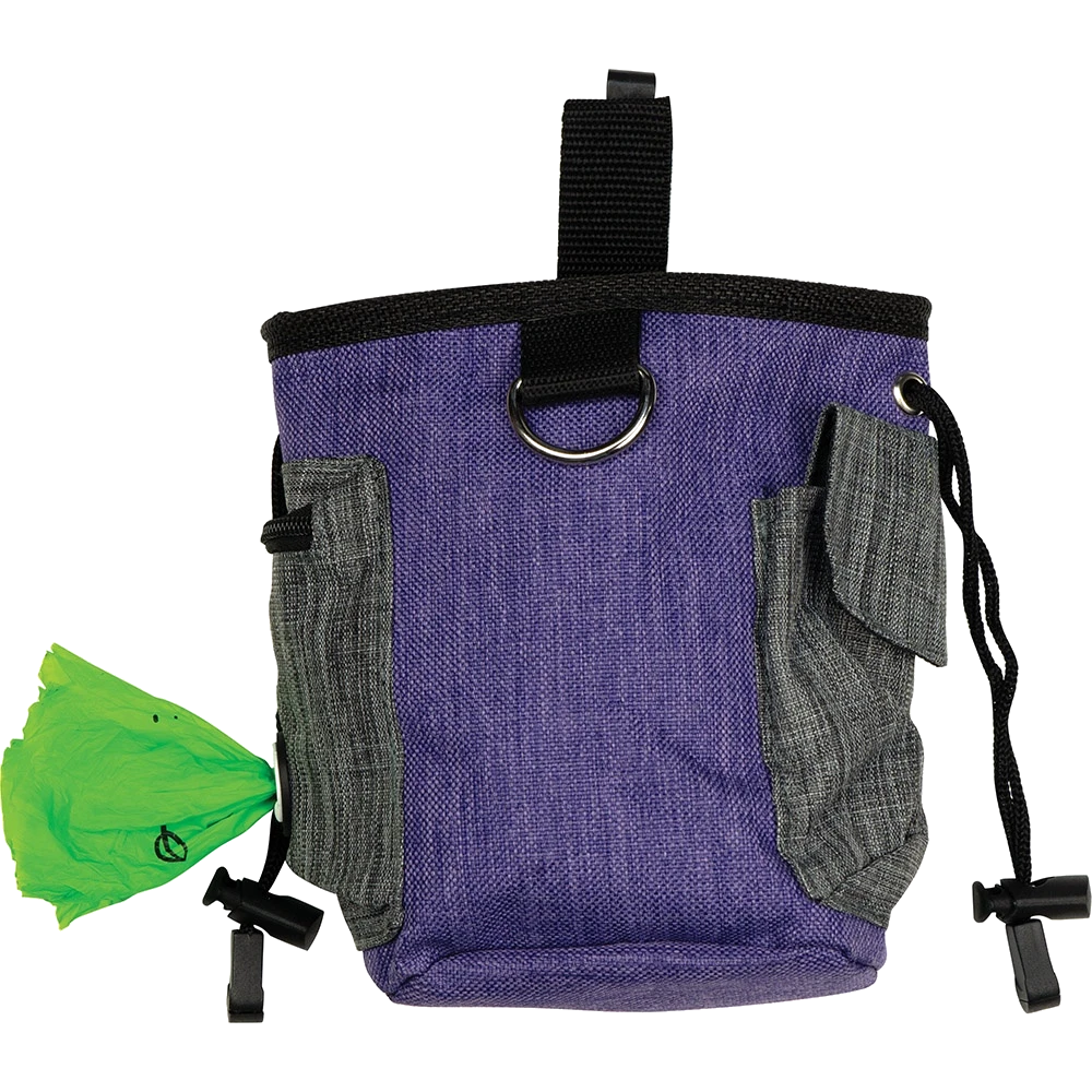 Sniffz Treat Bag with Removable Belt - Purple