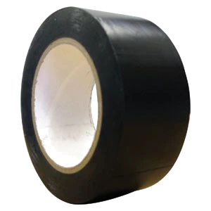 ISL 200 Micron PVC Overwrap Tape 50mm x 30m (Black)
