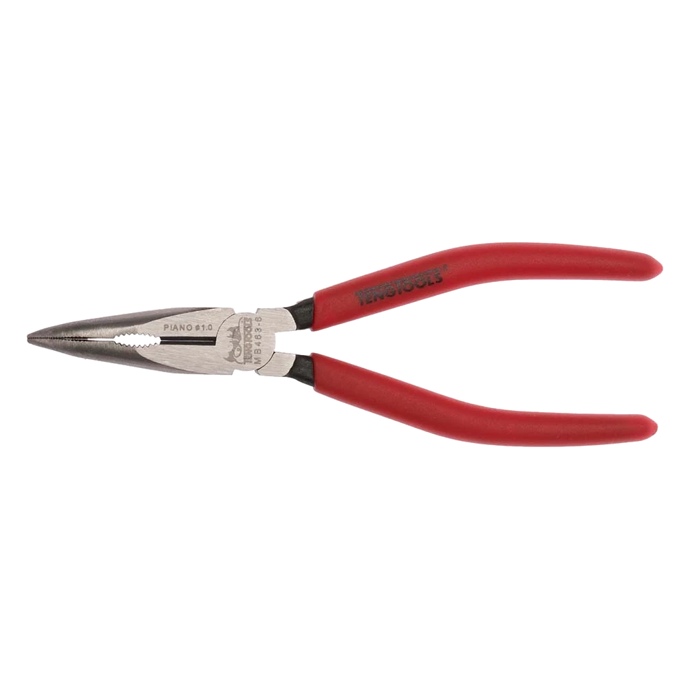 Teng MB 6in Long Nose Plier Bent Jaw 45Deg