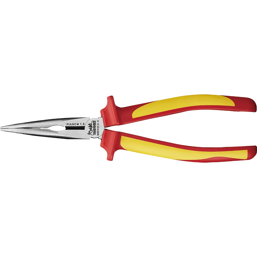 Teng 200mm/8in Insulated Long Nose Plier Bent