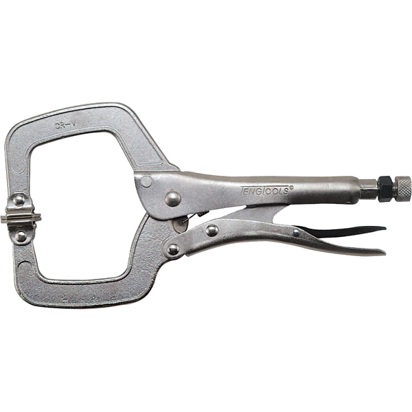 Teng 11in C-Clamp Power Grip w/Swivel Pad