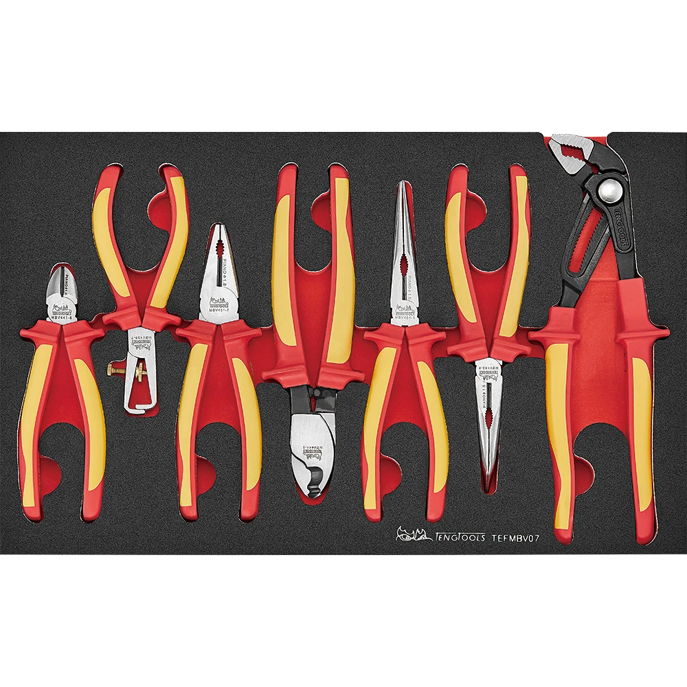 Teng 7pc Insulated Plier Set EVA3