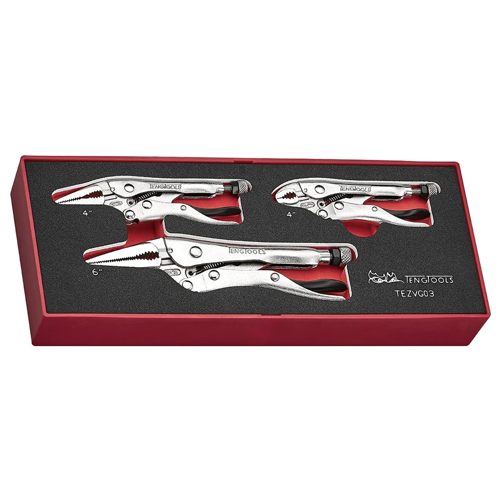 Teng 3pc Plier Set Power Grip
