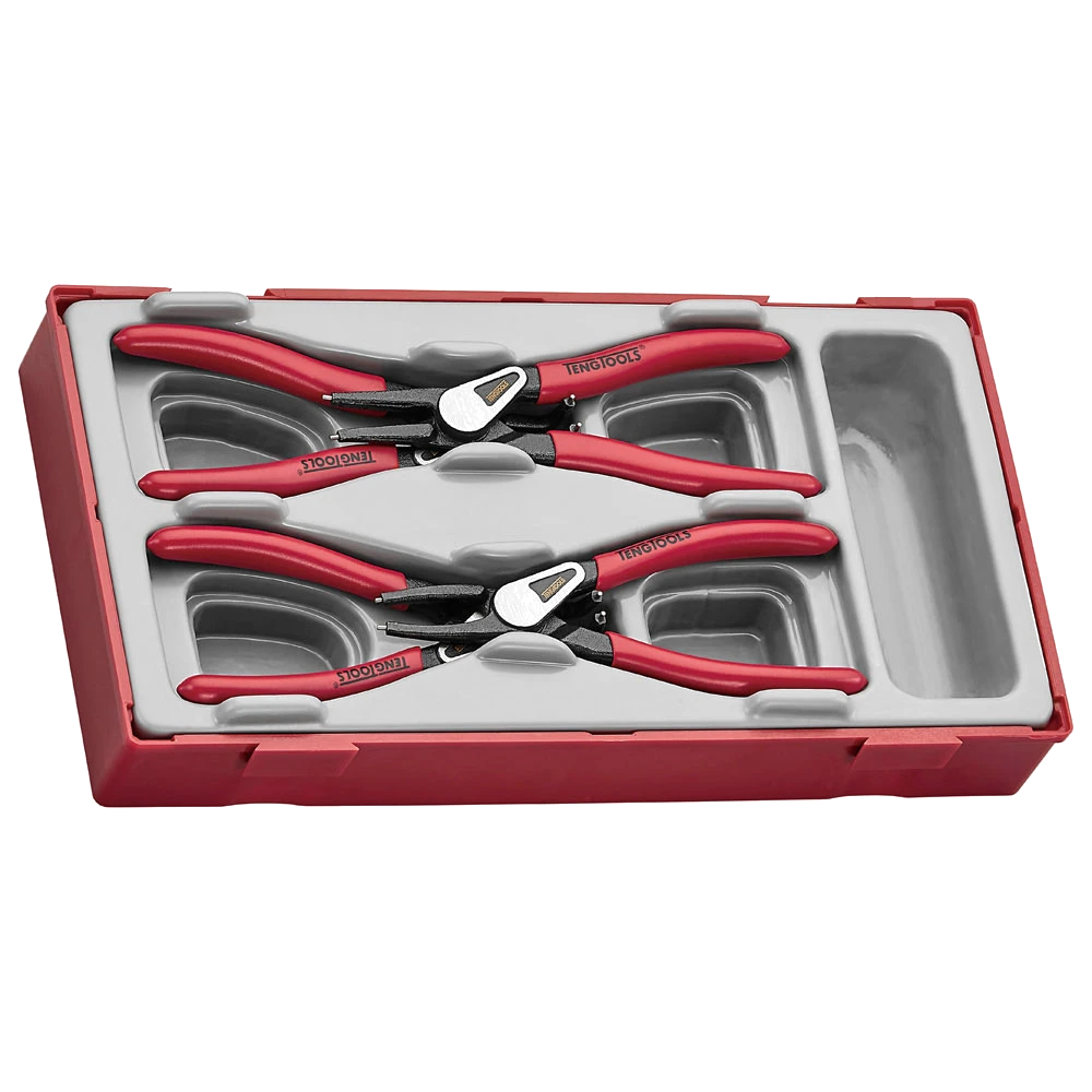 Teng 4pc 5in Spring Circlip Plier Set - TC-Tray