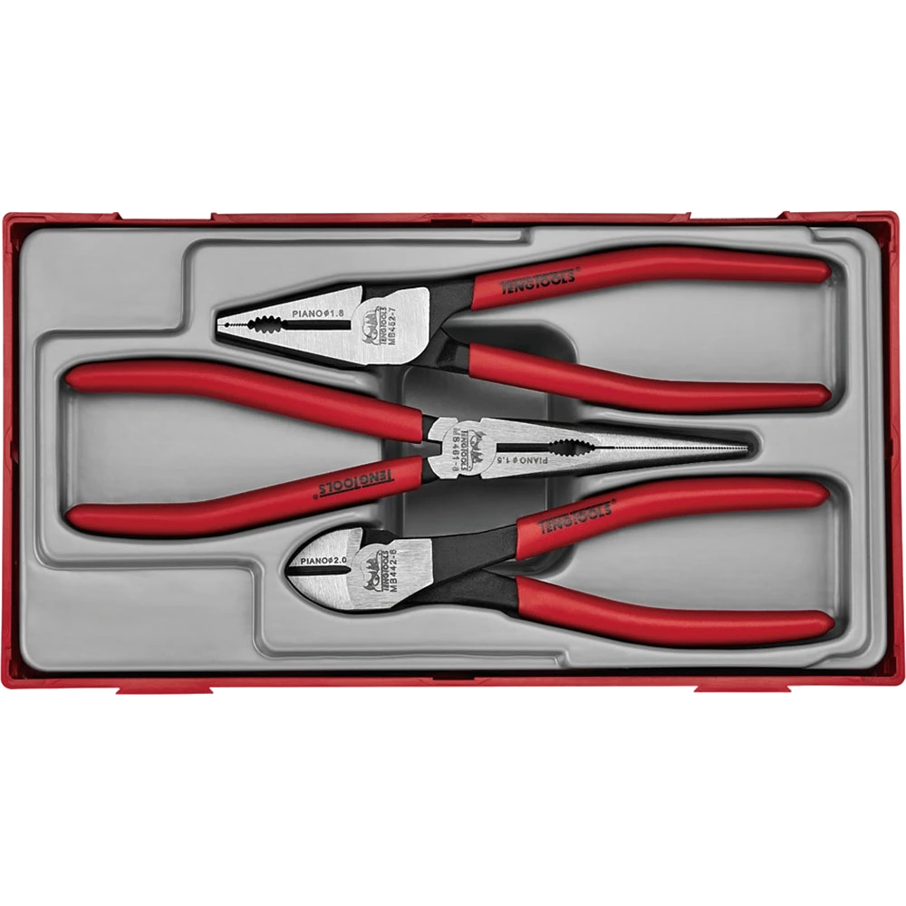 Teng 3pc Plier Set Vinyl Grip TT1