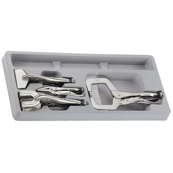 Teng 4pc Power Grip Welding Plier Set - PS-Tray
