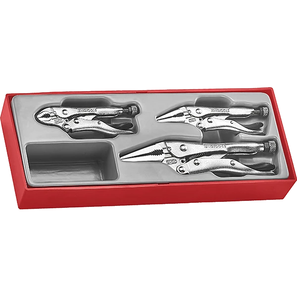 Teng 3pc Power Grip Plier Set -TTZ-Tray