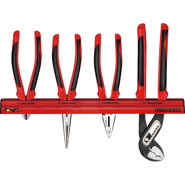 Teng Plier Set 4pc Wall Rack