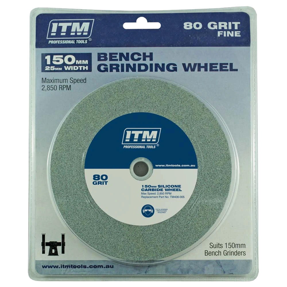 ITM Grinding Wheel Silicone Carbide 150 x 25mm 80 Grit Fine