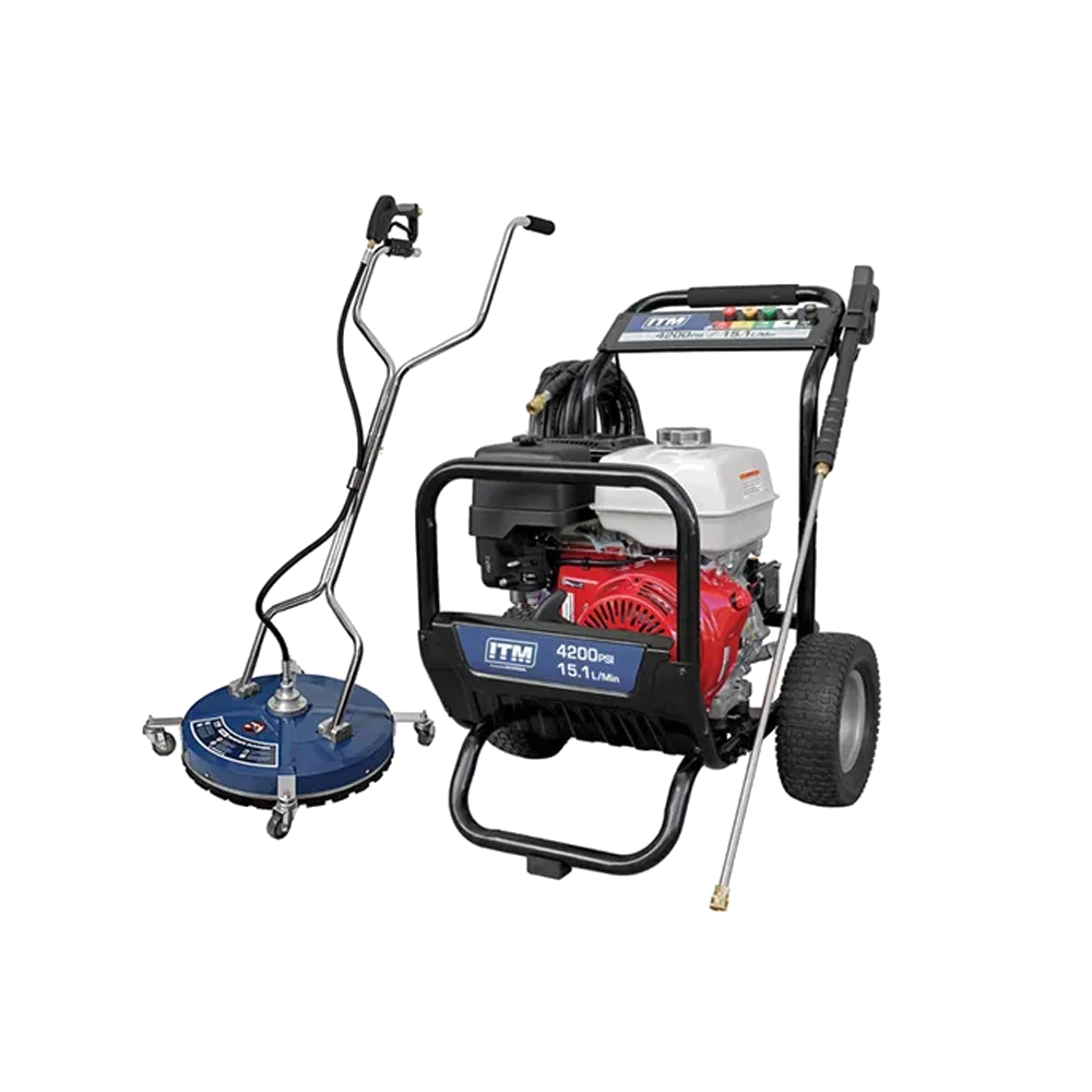 ITM Petrol Pressure Washer Kit GX390 Honda Eng 4200PSI 15.1L
