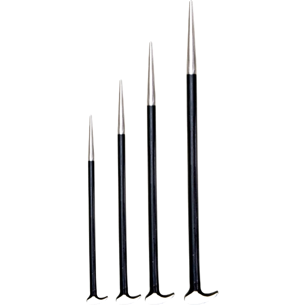 Groz 4pc Roll Head Pry Bar Set - 6-20in