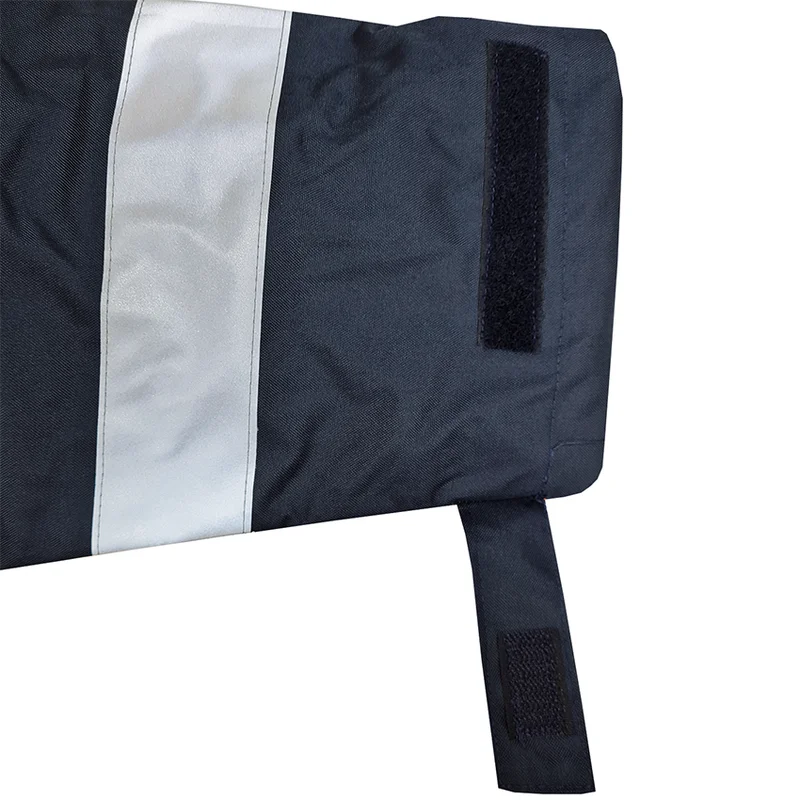D/N Jacket, PU, X-Back, Hood, Yellow/Navy - Image 3