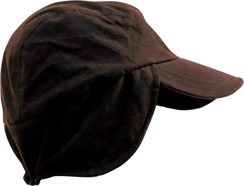 Oilskin Cap with Flap - Image 2