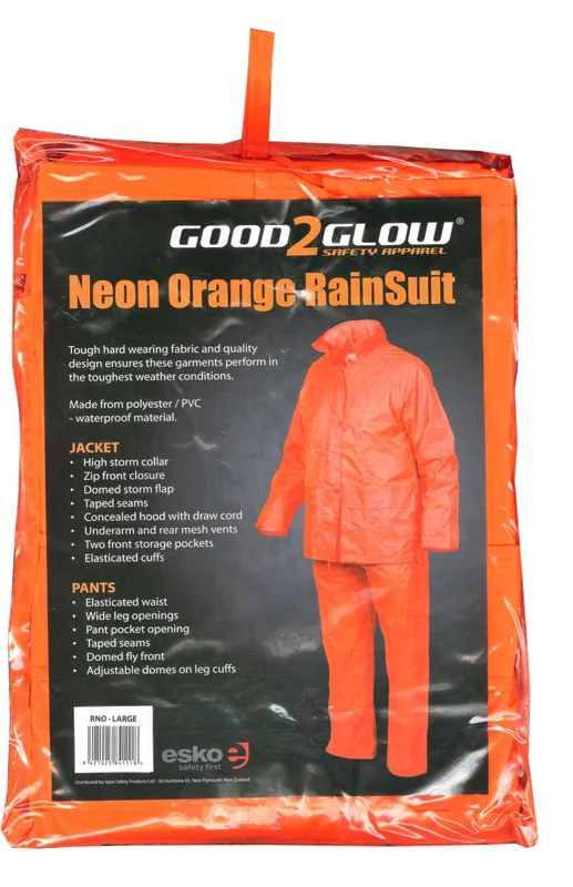 Esko Rainsuit Hi-Vis Orange - Image 2