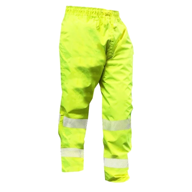 D/N Hi-Vis Trousers PU Coated, Yellow - Image 2