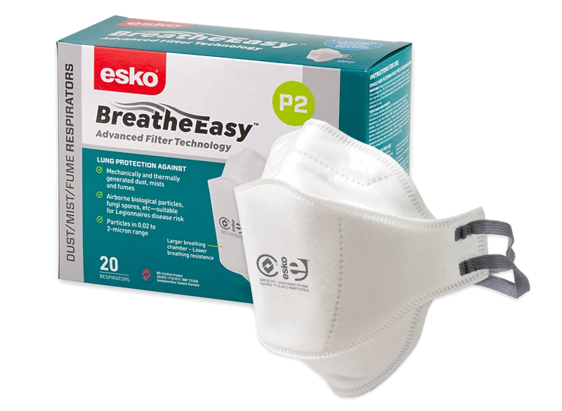 Esko Breathe Easy P2 Flat Fold Non-Valved Mask