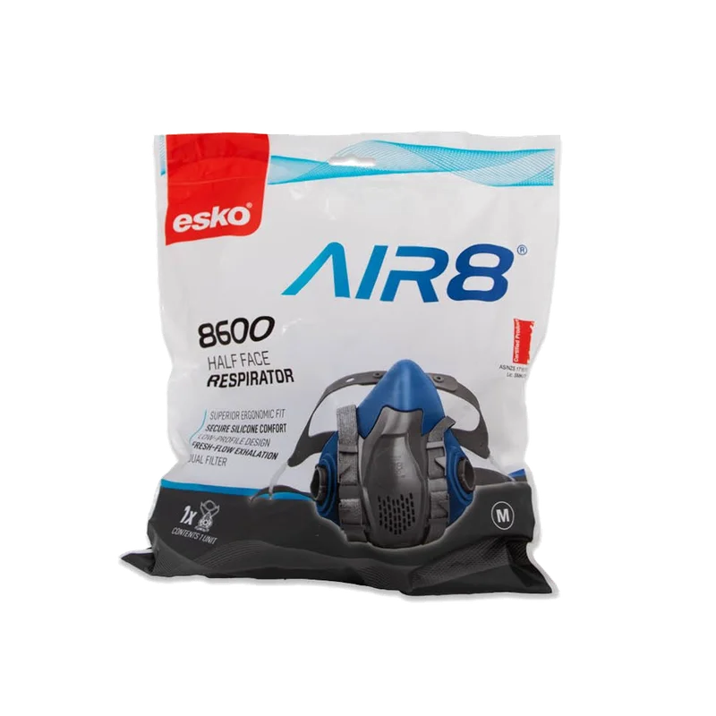 Esko AIR8 8600 Half-Face Silicone Respirator - Image 2