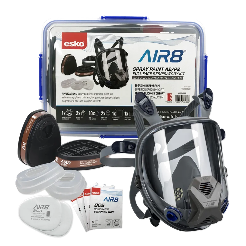 Esko AIR8 Full Face Spray Paint Clipbox Kit