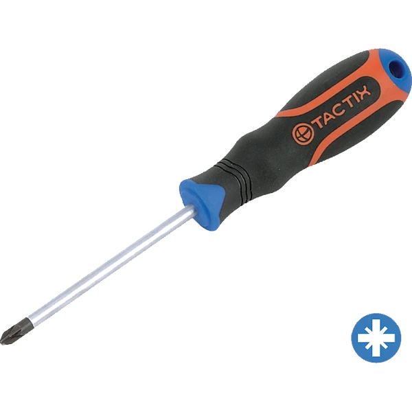Tactix Screwdriver PZ #0 x 60mm (2-1/2in)