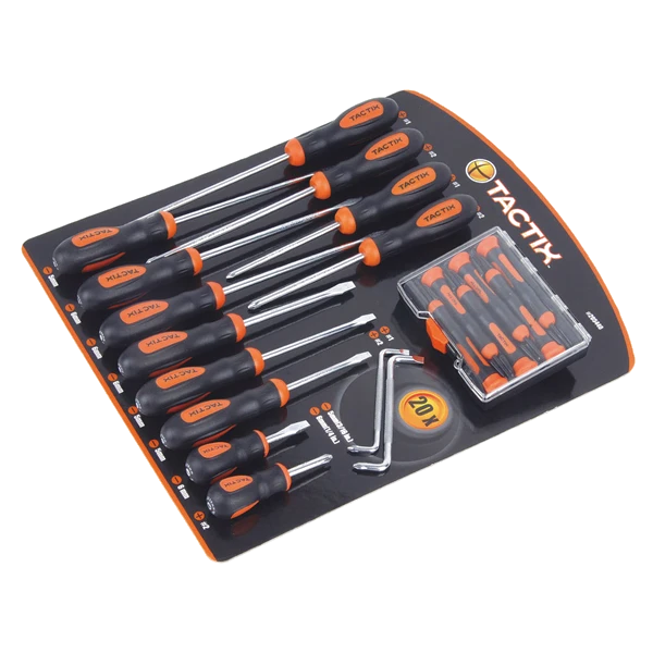 Tactix 20Pc Screwdriver Set