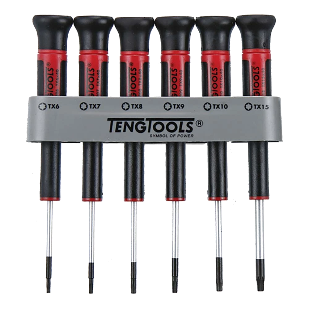 Teng 6pc MD Mini TX Screwdriver Set w/ Holder