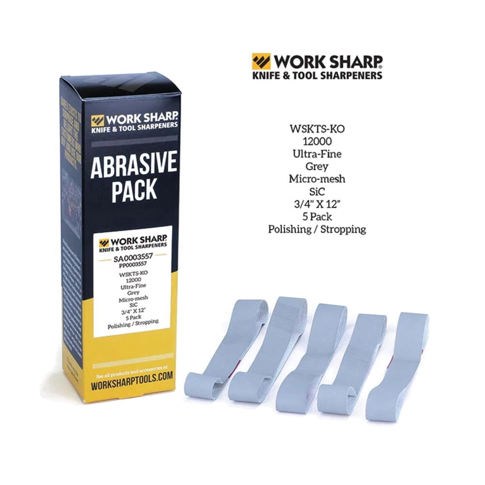 Worksharp Belt Pack 5pc 12000 Grit WSKTS-KO