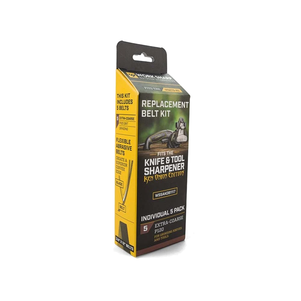WS Belt Pack 5pc P120 Extra Coarse WSKTS-KO & WSSAKO81111