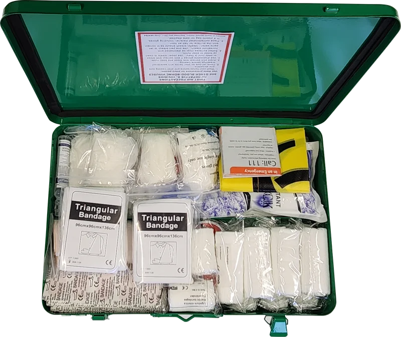 First Aid Kit 1–50 Person Metal Box - Image 3
