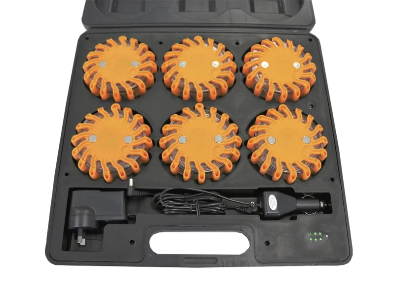 Esko Rechargeable LED Road Flare/Warning Disk