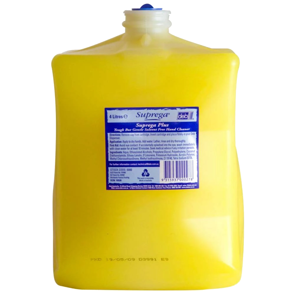 Suprega Plus Tough Hand Cleanser 4L Cartridge