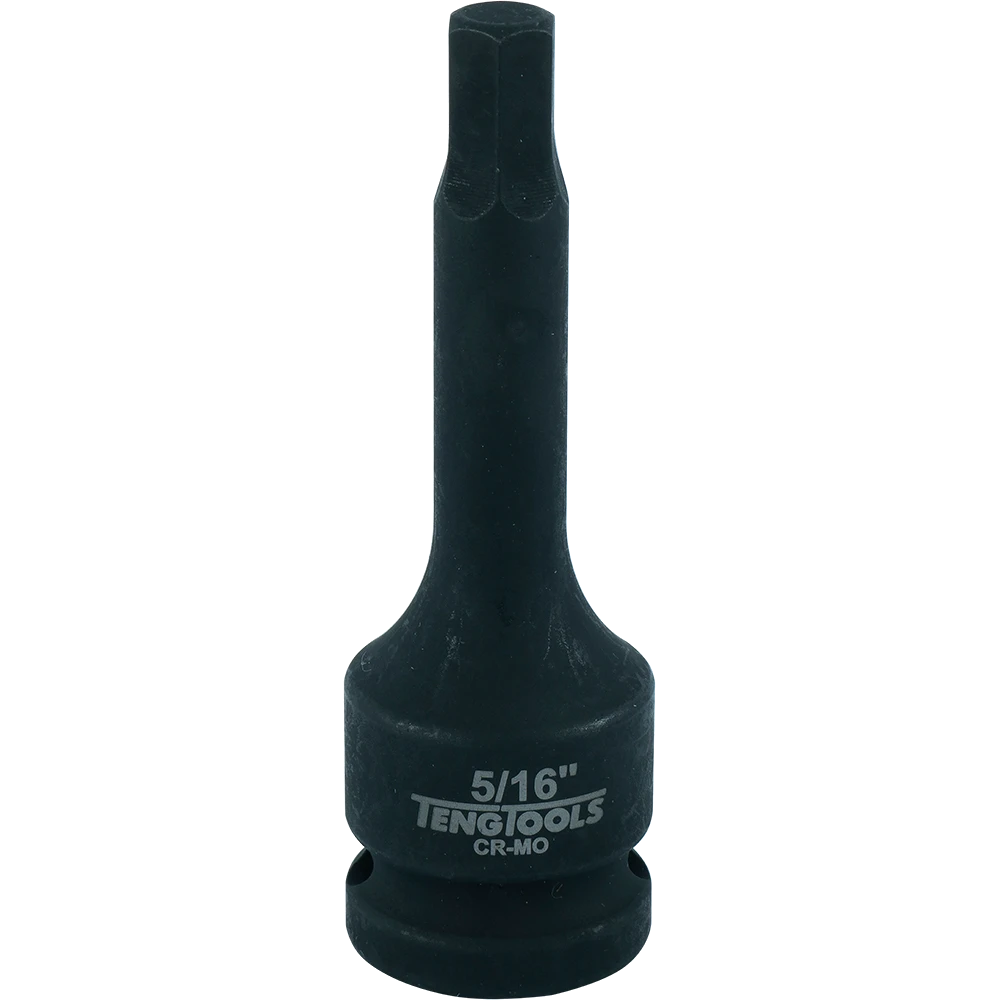 Teng 1/2in Dr. Hex Bit Impact Socket 5/16