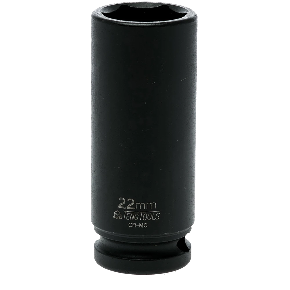 Teng 1/2in Dr. Deep Impact Socket 22mm DIN