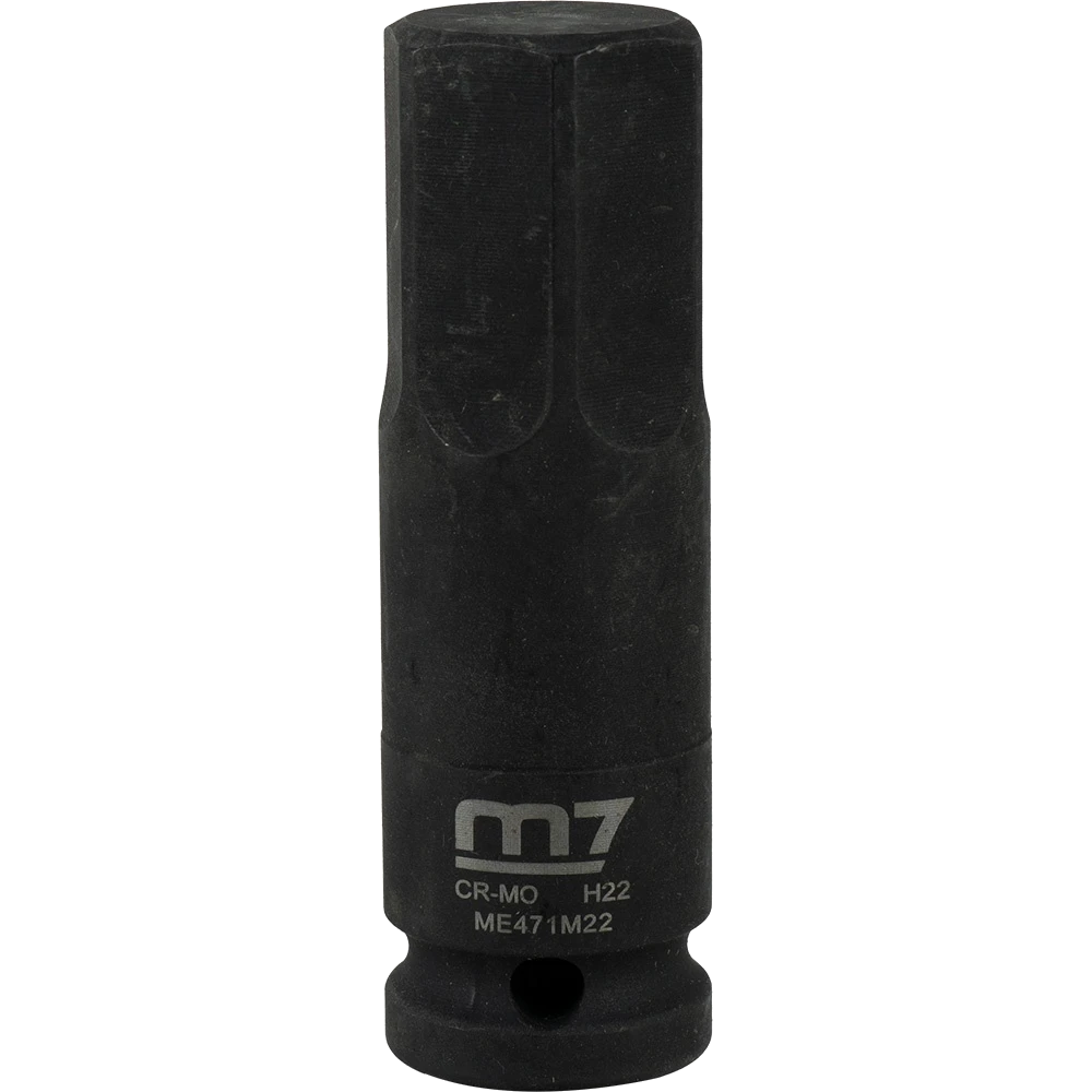 M7 Impact In Hex Socket  1/2in Drive  22mm