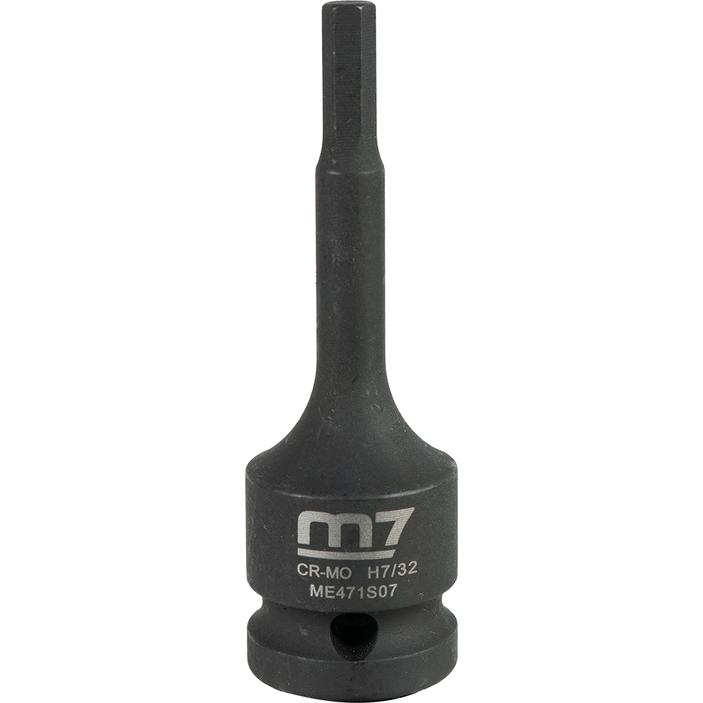M7 Impact In Hex Socket  1/2in Drive   7/32in