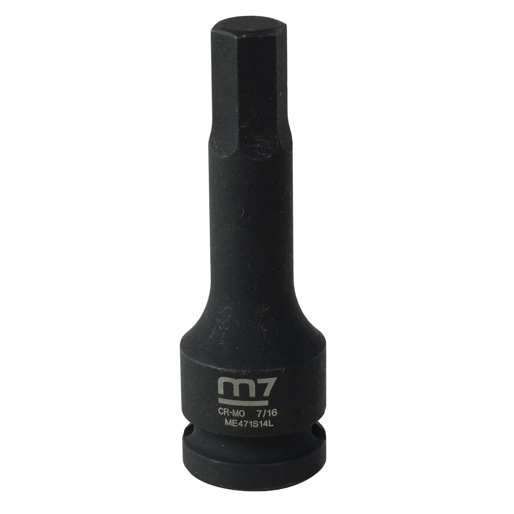 M7 Impact In Hex Socket  1/2in Drive  7/16in
