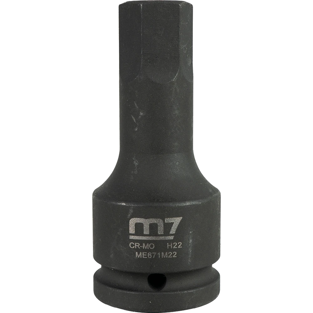 M7 Impact In Hex Socket  3/4in Drive  22mm