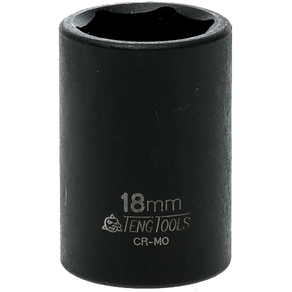 Teng 1/2in Dr. Impact Socket 18mm ANSI