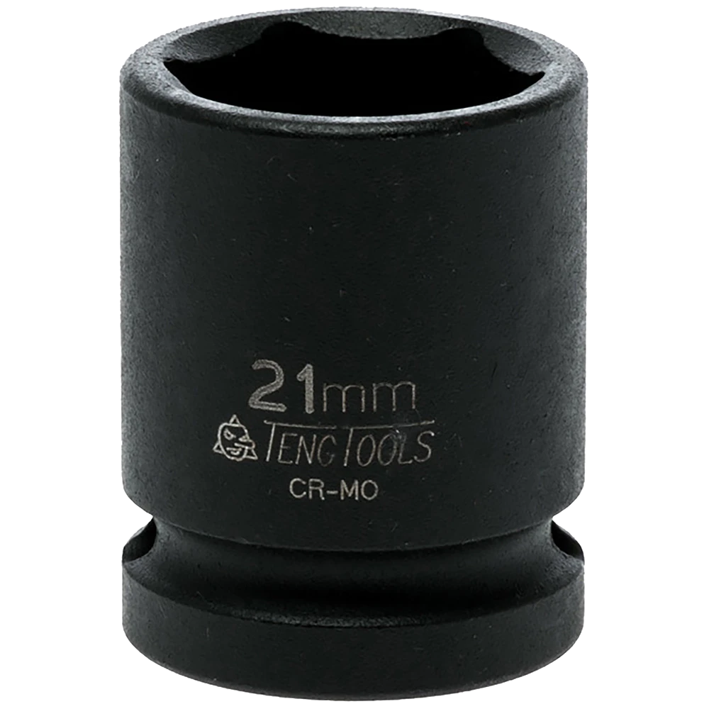 Teng 1/2in Dr. Impact Socket 21mm DIN