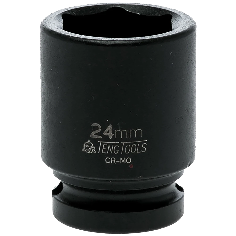Teng 1/2in Dr. Impact Socket 24mm DIN