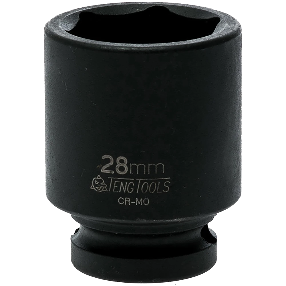 Teng 1/2in Dr. Impact Socket 28mm DIN