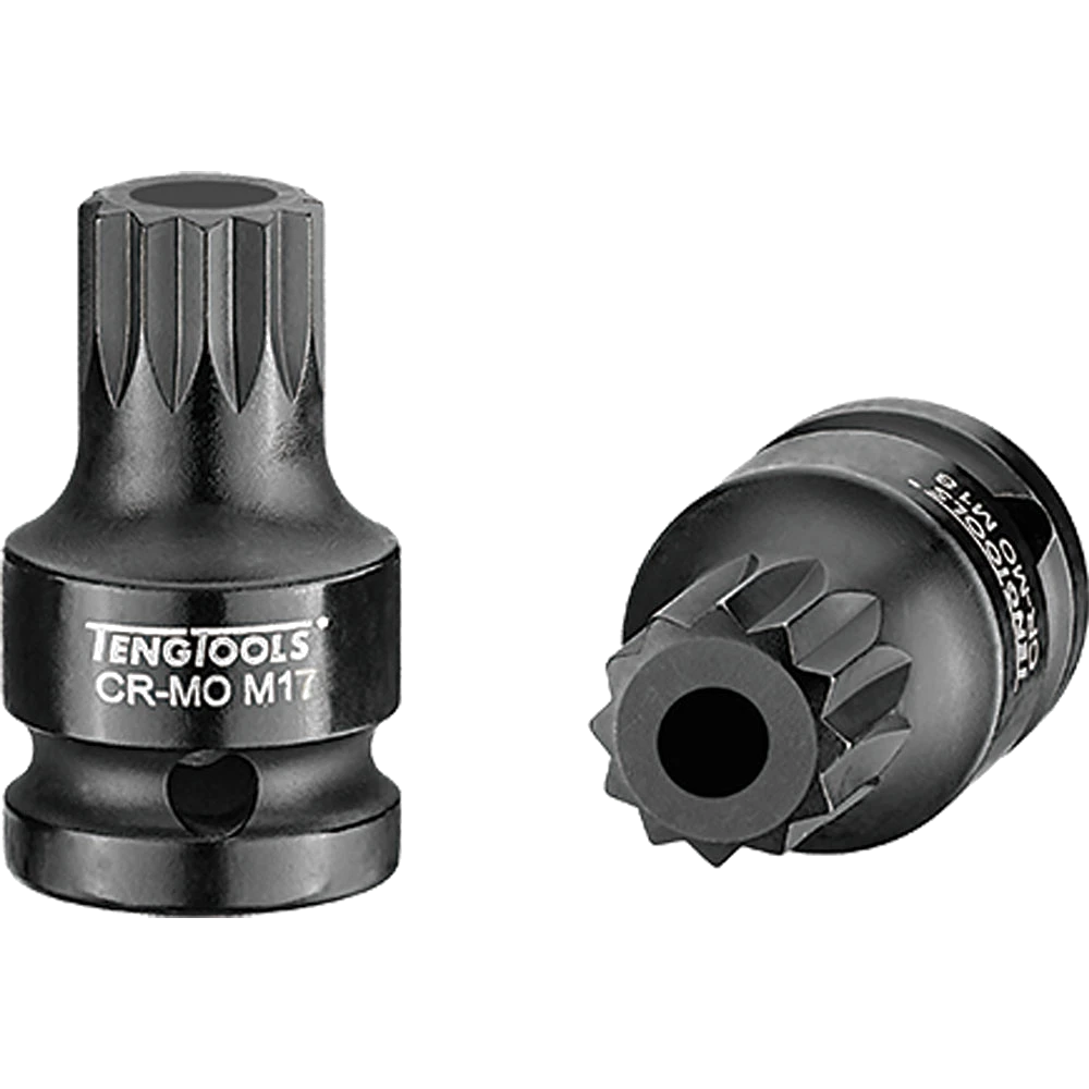 Teng 1/2in Dr. Impact Socket XZN 17x43mm