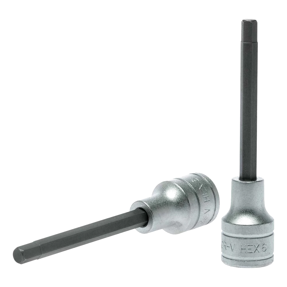 Teng 1/2in Dr. Bit Socket Hex 6mm x 100mm (L)