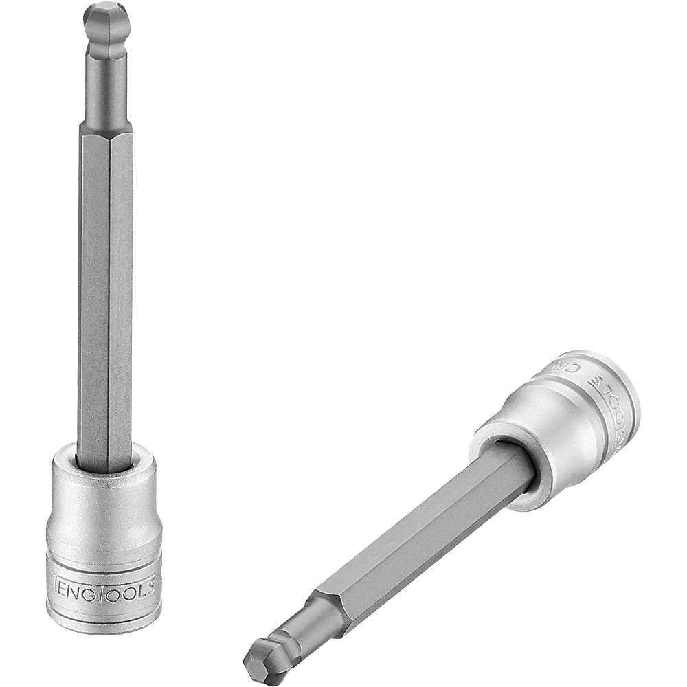 Teng 3/8in Hex Bit Socket Ball Point Long 7mm