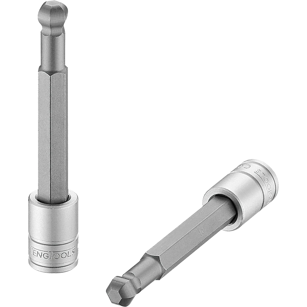 Teng 3/8in Hex Bit Socket Ball Point Long 10mm