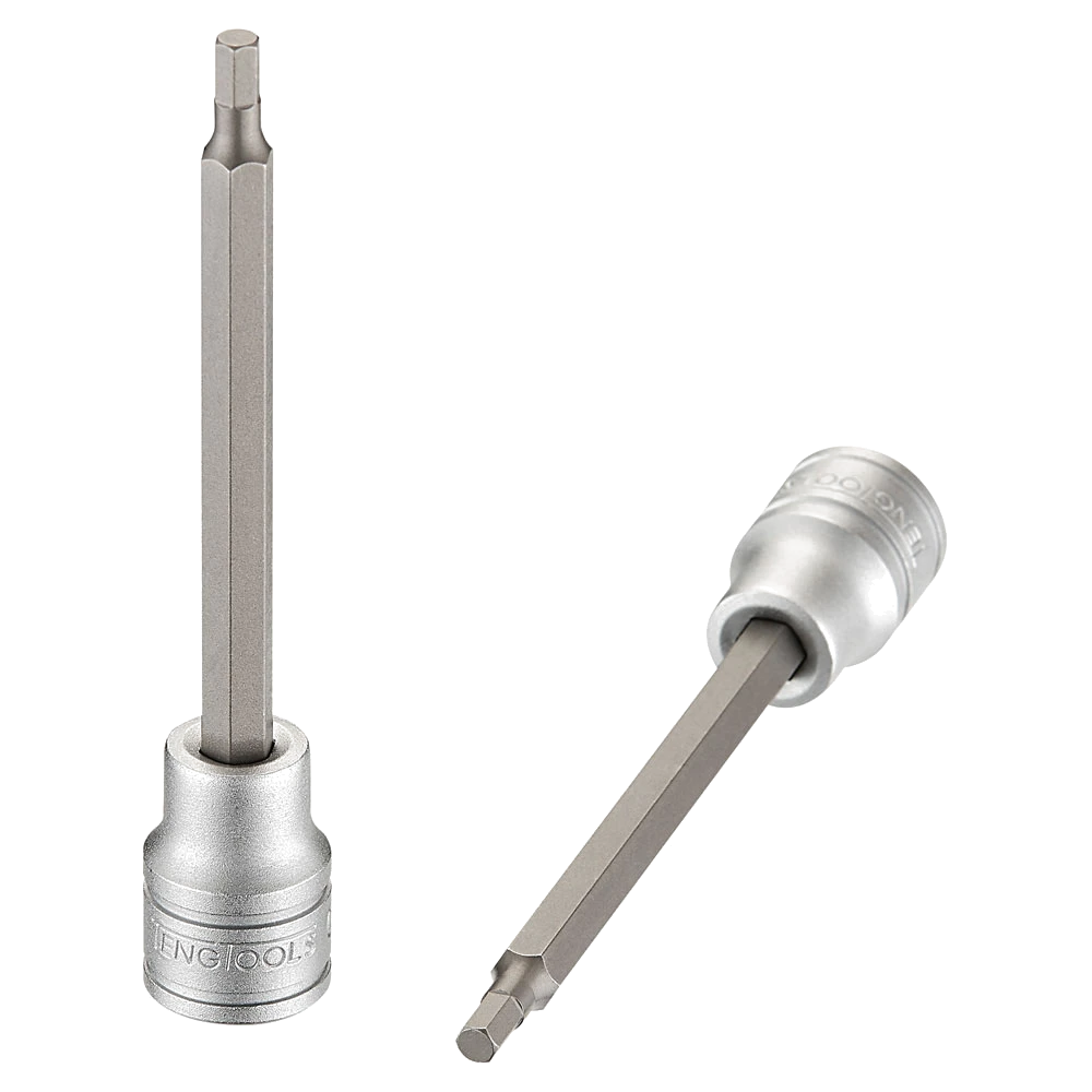 Teng 3/8in Dr. Long Hex Bit Socket 4mm