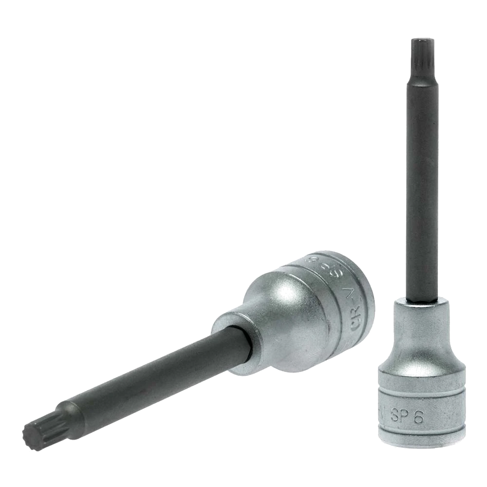 Teng 1/2in Dr. SPL Bit Socket 100mm (L) - #06