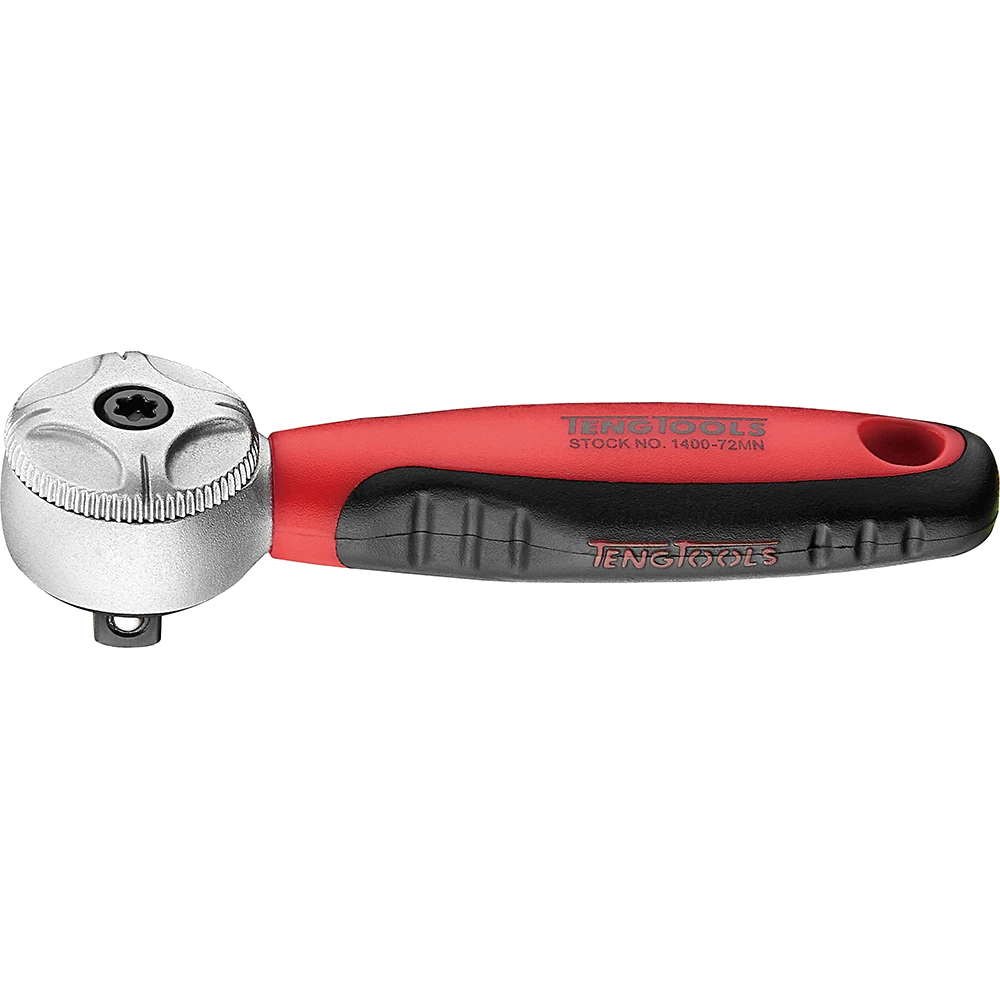 Teng 1/4in Dr. Mini Ratchet 72T