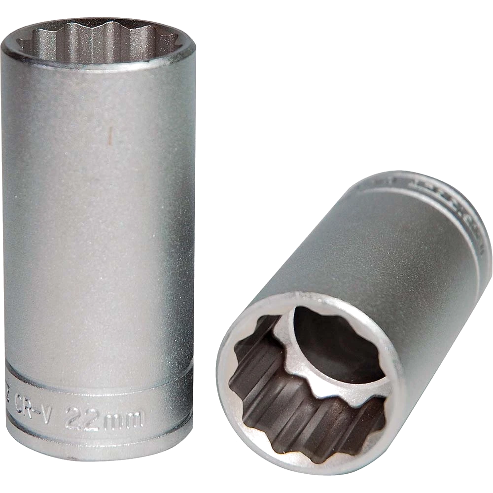 Teng 3/8in Dr. Deep Socket 22mm 12pt